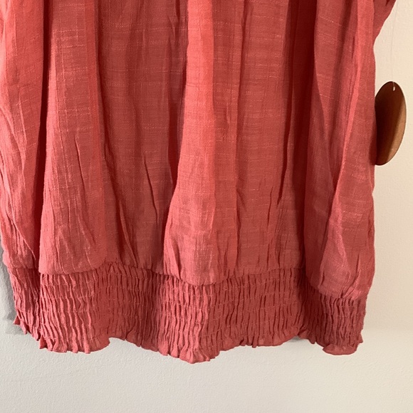 New! Parallel Skies pink sleeveless top high neck with button clo… - Picture 2 of 9